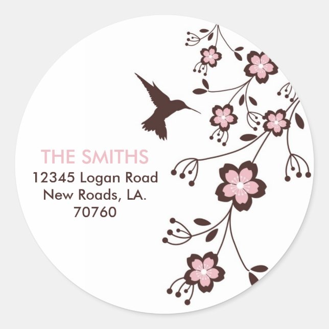 Etiqueta de dirección (Anverso)