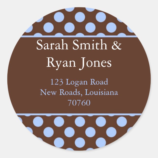 Etiqueta de dirección (Anverso)