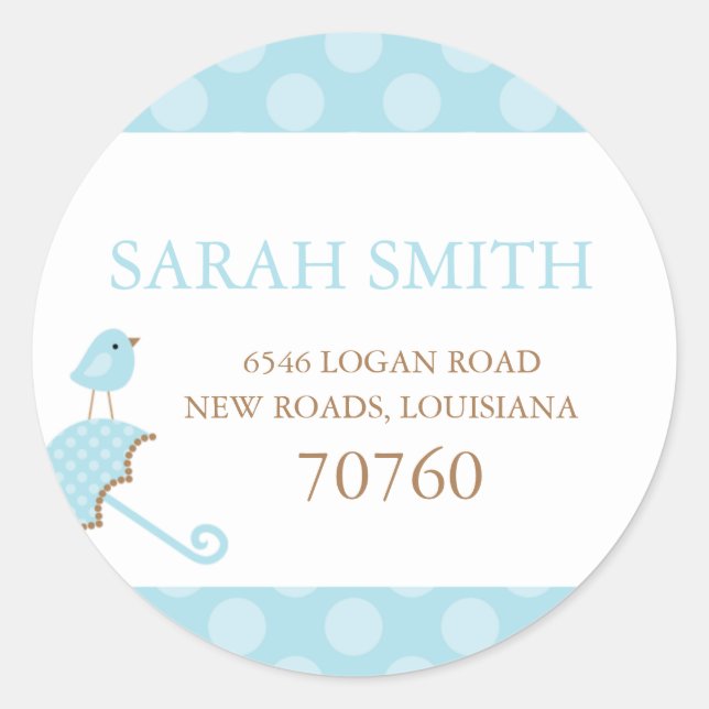 Etiqueta de dirección (Anverso)