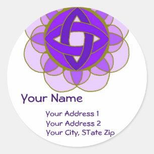 Etiqueta de dirección "Abrir la Corona Chakra"