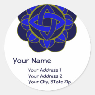 Etiqueta de dirección "Abrir la tercera chakra ocu