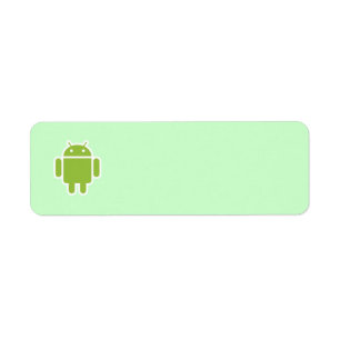 Etiqueta de dirección androide