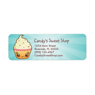 Etiqueta de dirección CuppyCake
