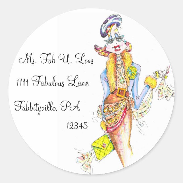 Etiqueta de dirección de accesorio (Anverso)