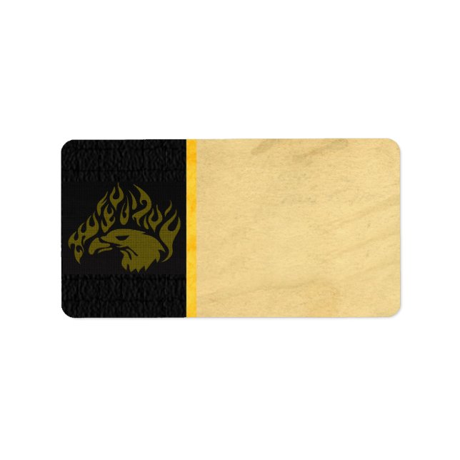 Etiqueta de dirección de águila (Frente)