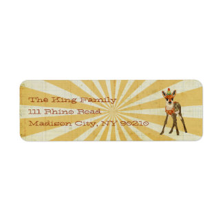 Etiqueta de dirección de alba y pájaro