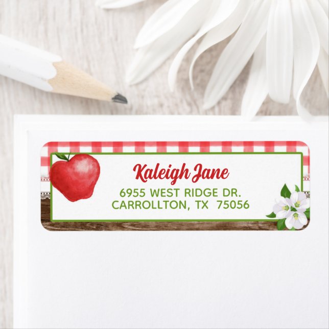 Etiqueta de dirección de Apple (In situ)