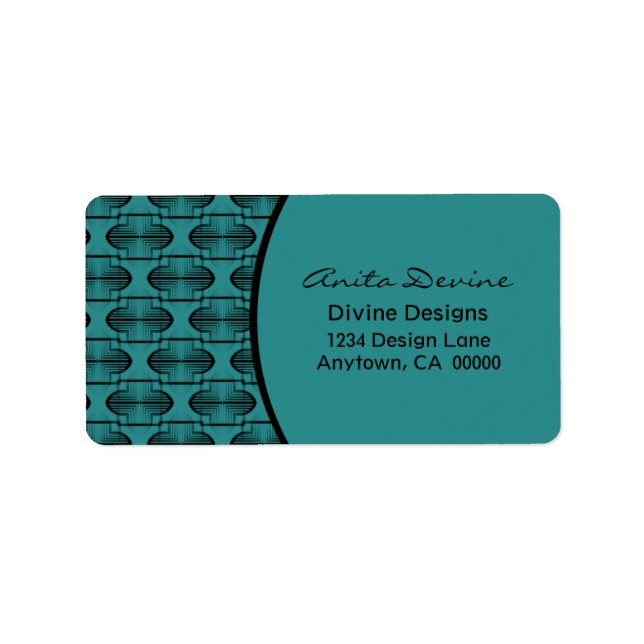 Etiqueta de dirección de arcos antiguos (Frente)