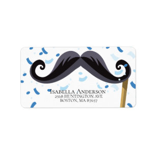 Etiqueta de dirección de Baby Shower de los niños 