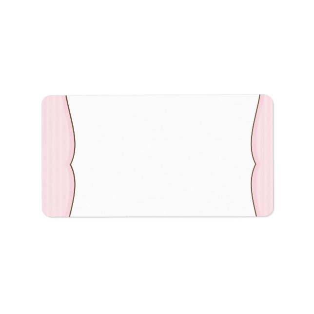 Etiqueta de dirección de banda (Frente)