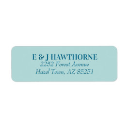 Etiqueta de dirección de Boda de color de verano b