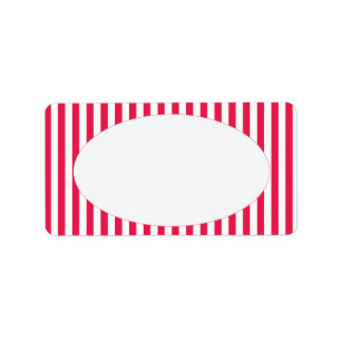 Etiqueta de dirección de circo