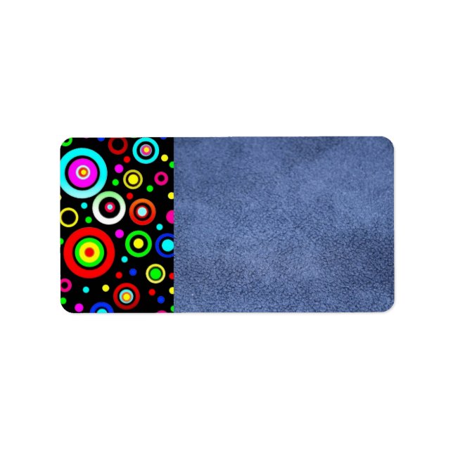 Etiqueta de dirección de círculos (Frente)