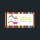 Etiqueta de dirección de correo electrónico de 1.2<br><div class="desc">Esta Moda personalizada de 1, 25" x 2, 75" y la etiqueta de la dirección de correo de moda para los Navidades modernos de snowman Stick On es a la vez moderna y de moda. Éstos se imprimen en etiquetas Avery® utilizando una impresora a fondo de la tecnología de impresión...</div>