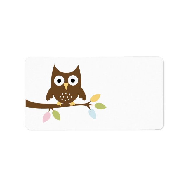 Etiqueta de dirección de Damasco (Frente)