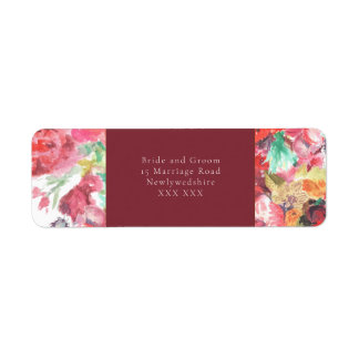 Etiqueta de dirección de devolución