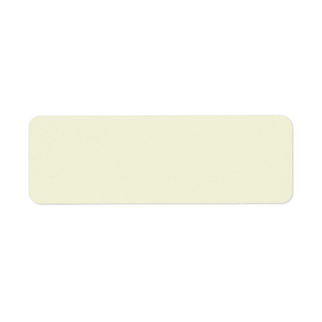 Etiqueta de dirección de devolución beige (Frente)