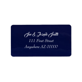 Etiqueta de dirección de devolución de ángeles des