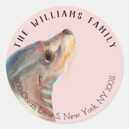 Etiqueta de dirección de devolución de animales de