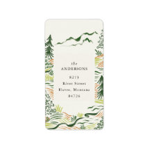 Etiqueta de dirección de devolución de árboles de