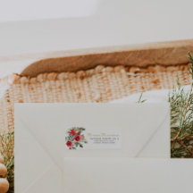 Etiqueta de dirección de devolución de Baby Shower