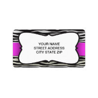 Etiqueta de dirección de devolución de banda de ce