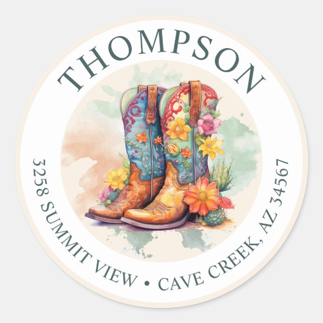 Etiqueta de dirección de devolución de boots de va (Anverso)