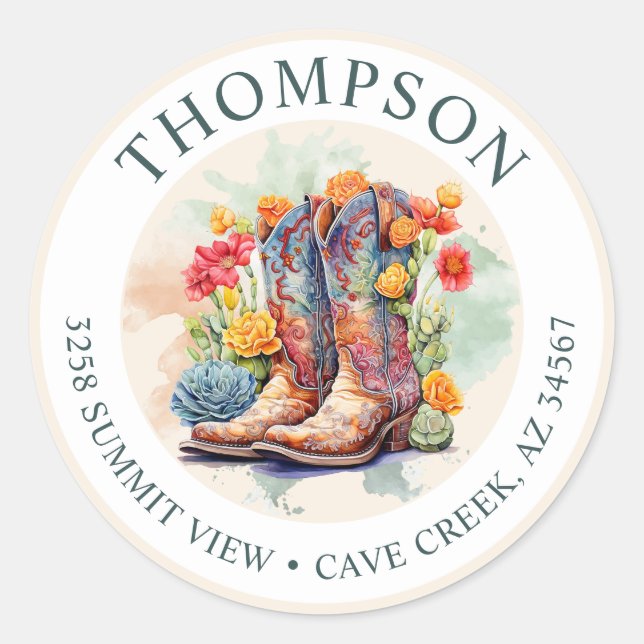 Etiqueta de dirección de devolución de boots de va (Anverso)