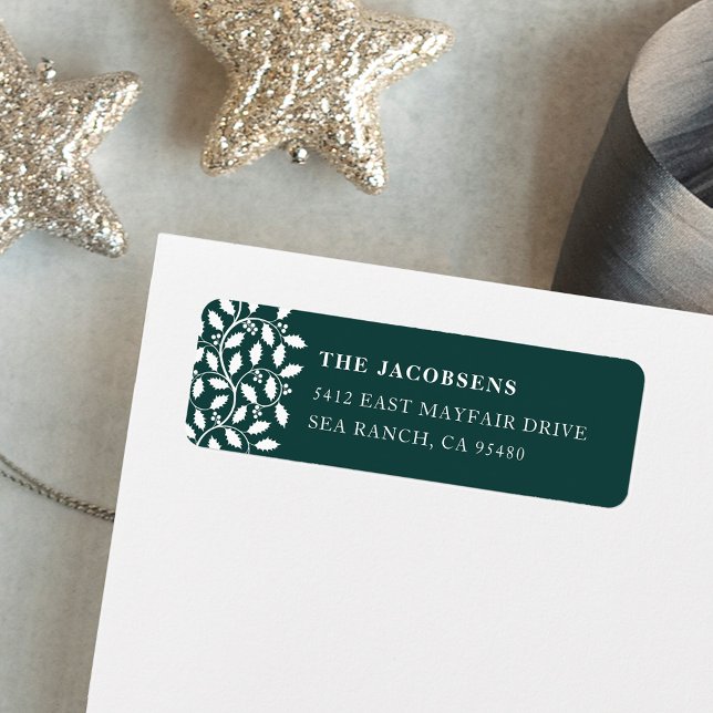 Etiqueta de dirección de devolución de borde hueco (Subido por el creador)