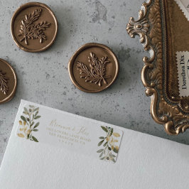 Etiqueta de dirección de devolución de caída de ve