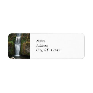 Etiqueta de dirección de devolución de cascada