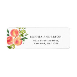 Etiqueta de dirección de devolución de color de ag