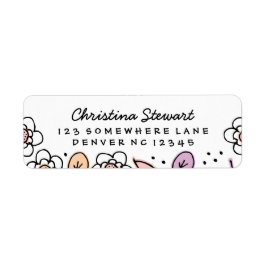 Etiqueta de dirección de devolución de escritura a