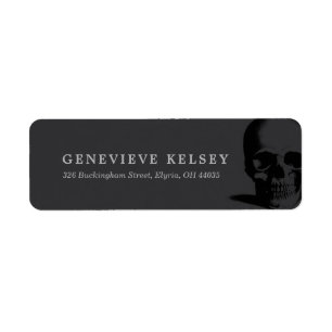 Etiqueta de dirección de devolución de Fiesta de 2