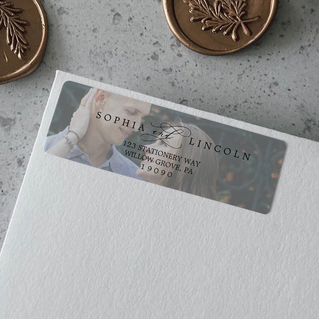 Etiqueta de dirección de devolución de fotografía  (Subido por el creador)