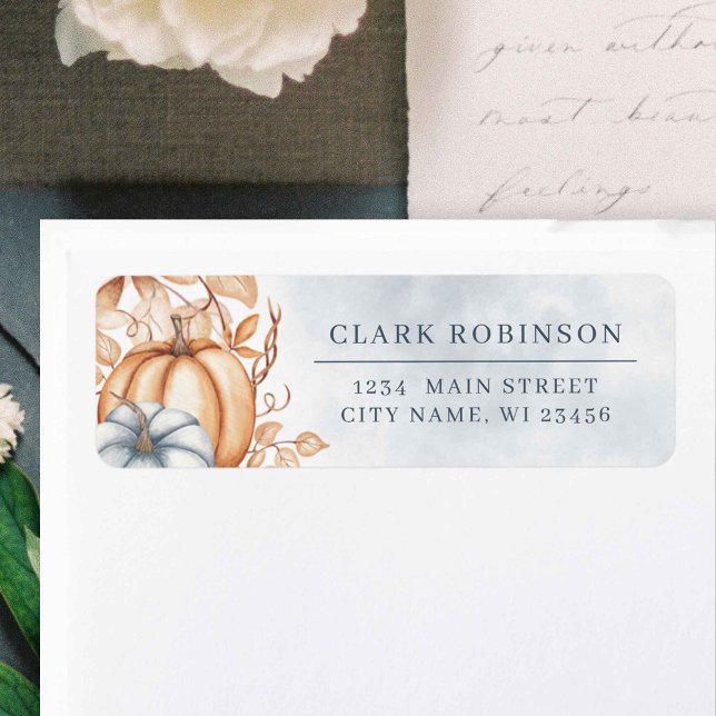 Etiqueta de dirección de devolución de grises del  (Subido por el creador)