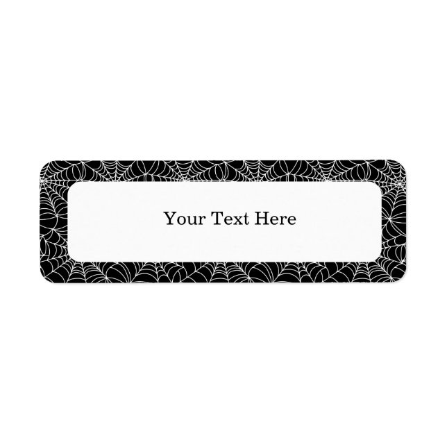 Etiqueta de dirección de devolución de Halloween (Frente)