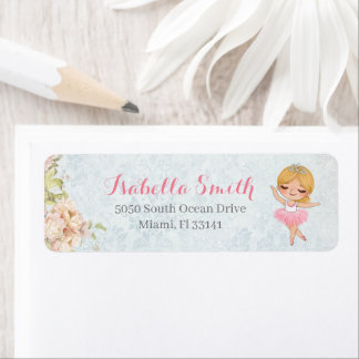 Etiqueta de dirección de devolución de invitación 