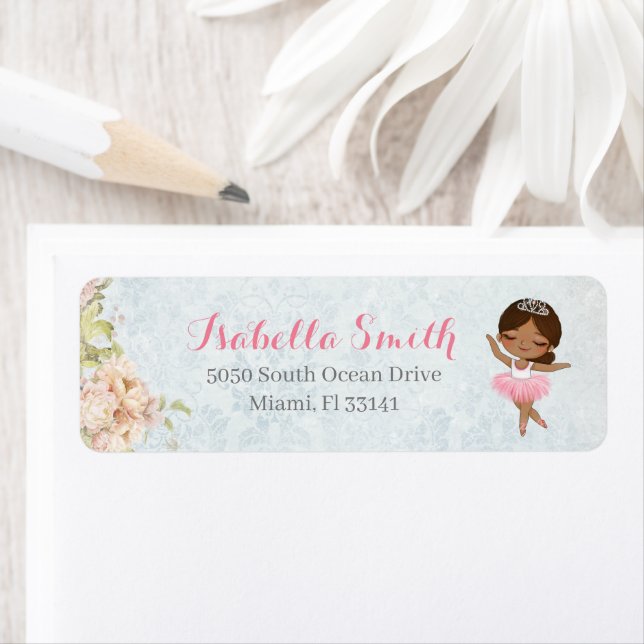 Etiqueta de dirección de devolución de invitación  (In situ)