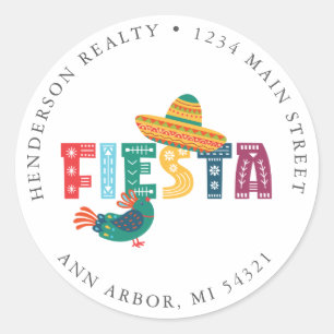 Etiqueta de dirección de devolución de invitación 