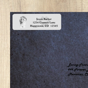 Etiqueta de dirección de devolución de lápiz Shih 