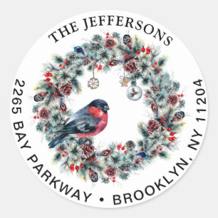 Etiqueta de dirección de devolución de línea de na