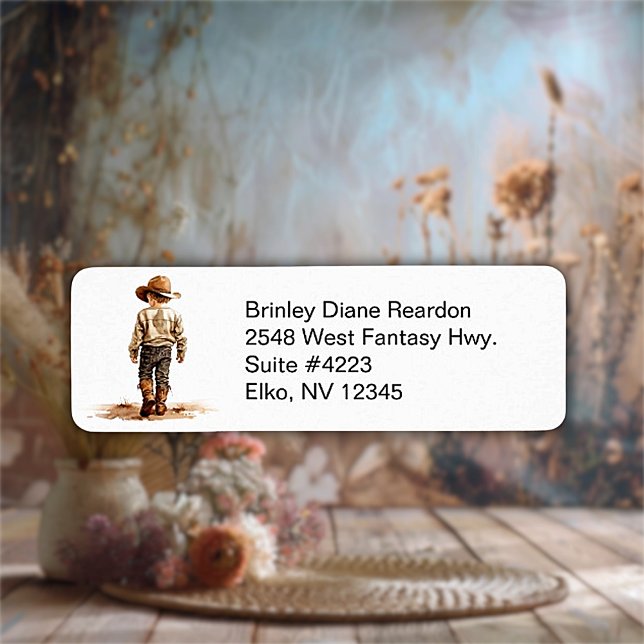 Etiqueta de dirección de devolución de Littlest Co (Subido por el creador)