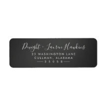 Etiqueta de dirección de devolución de llamada