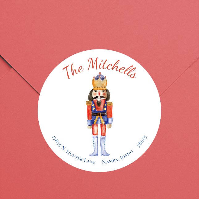 Etiqueta de dirección de devolución de Navidades d (Subido por el creador)