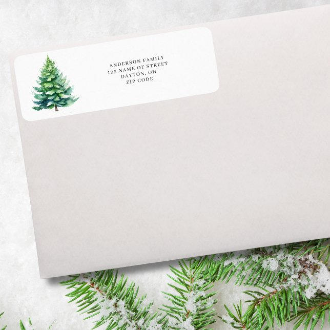 Etiqueta de dirección de devolución de Navidades d (Subido por el creador)
