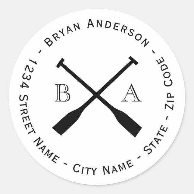 Etiqueta de dirección de devolución de Oros de ree (Anverso)