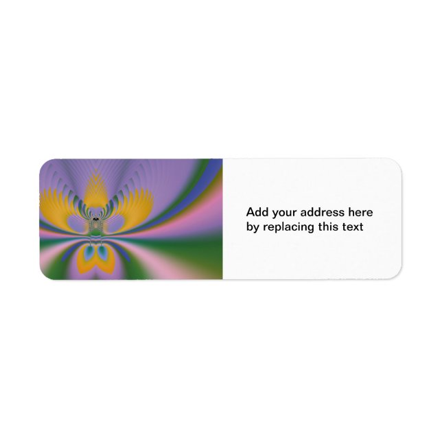 Etiqueta de dirección de devolución de Personaliza (Frente)