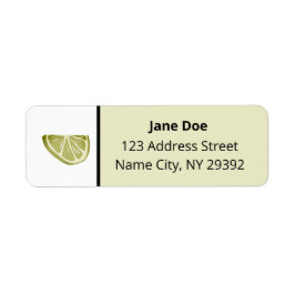 Etiqueta de dirección de devolución de personaliza