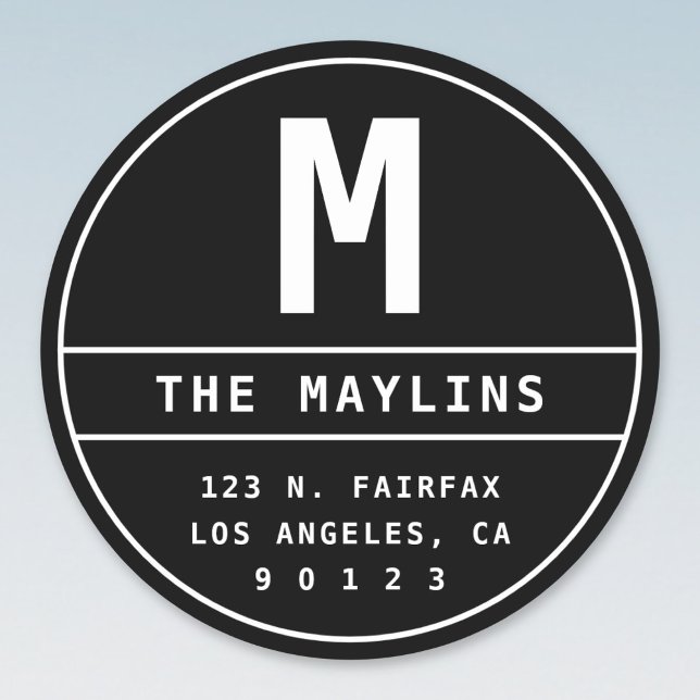 Etiqueta de dirección de devolución de personaliza (Subido por el creador)